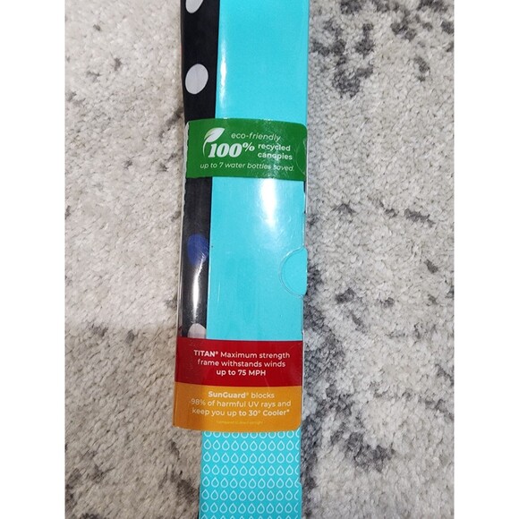 TOTES Portable Umbrella for Travel – Compact for Car, Backpack and Purse - Picture 3 of 7